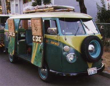 Cool , Classy Clean! Dawn frasier with Jahmbi the Tiki Bus.